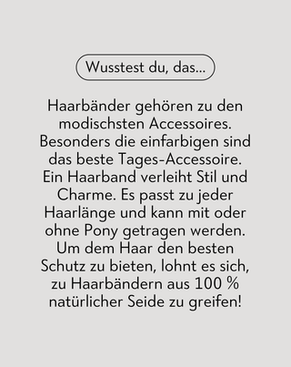 Seidenhaarband aus 100% Naturseide grün Twisty