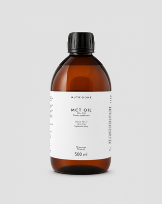 MCT-Öl C8+C10 zum Trinken zur Unterstützung von Energie und Konzentration Nutridome 500 ml - 1