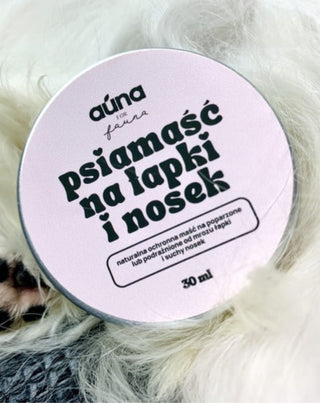 Natürlicher Schutzhund für Pfoten und trockene Nase Auna For Fauna 30 ml