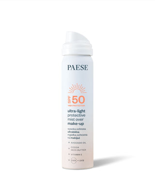 Ultraleichter schützender Make-up-Nebel mit Sonnenschutz SPF50 Paese