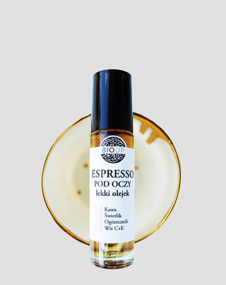 Leichtes Anti-Aging-Augenöl mit Highlighter und Espresso BIOUP Gurkenöl