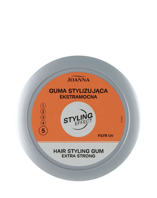Silberner Styling-Kaugummi im Tiegel mit UV-Styling-Effekt Joanna Filter