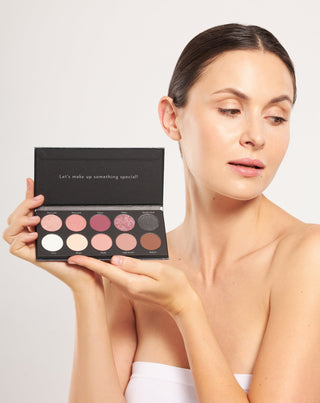 Palette mit 10 dauerhaften Lidschatten in klassischen Farbtönen Basic Eyeshadow Palette Nutridome