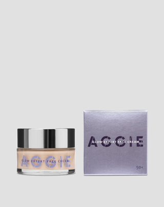 Aufhellende Creme für trockene Haut reduziert Rötungen und verleiht einen Glow-Effekt Aggie