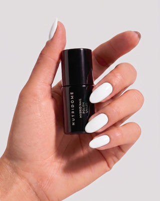 Hybrid-Nagellack UV/LED White Classic 001 Nutridome - 5