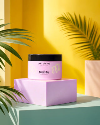 Lockencreme für lockiges Haar mit Leinsamen- und Haferextrakt Twisty