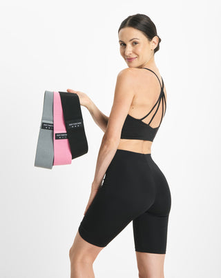 Body Functions kurze Widerstandsbänder für Fitness 76 cm Satz von 3.