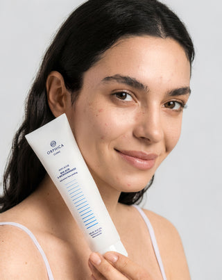 Gesichtspeeling für zu Akne neigende Haut mit Niacinamid, Panthenol, BHA und Mikrogranulaten Anti-Acne Orphica Clinic 100 ml - 3