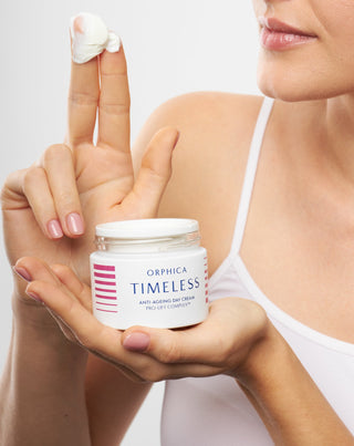 Kosmetikset für reife Haut: Tagescreme SPF 20 und Orphica Nachtcreme