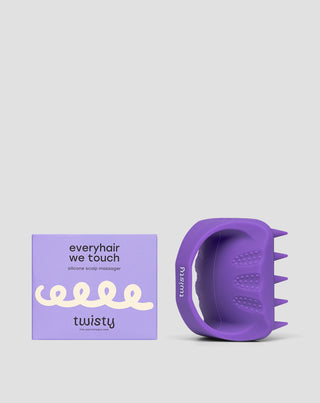 Twisty Soft Silikon Kopfhautmassagegerät zur Stimulierung der Mikrozirkulation