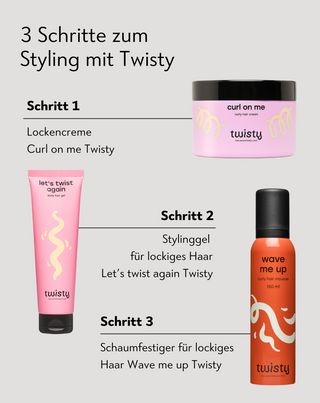 Styling-Gel für lockiges Haar, spendet Feuchtigkeit und macht das Haar weich, ohne es zu beschweren Twisty