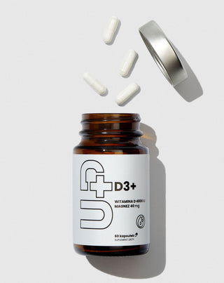 Nahrungsergänzungsmittel Up D3+ Vitamin D3 in Kombination mit Magnesium UP Health Pharma 60 Kapseln - 2