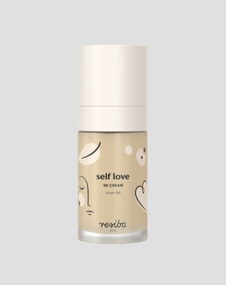 Natürliche und umweltfreundliche BB Self Love Gesichtscreme in Hellbeige 30 ml Resibo - 1