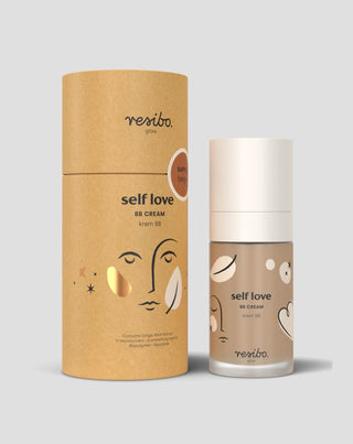 Natürliche und umweltfreundliche BB Self Love Gesichtscreme in Sunny Beige 30 ml Resibo - 2