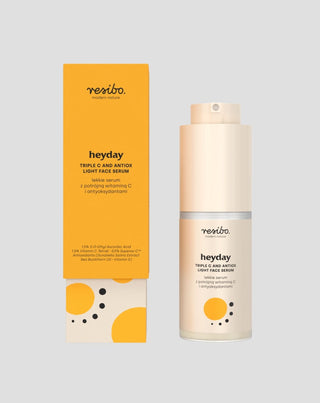 Nährendes, leuchtendes Heyday Gesichtsserum mit Antioxidantien und Triple Vit. C 30 ml Resibo - 4