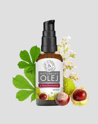 Natürliches Rosskastanienkernöl (Mazerat) zur Stärkung der Blutgefäße E-Fiore - 1