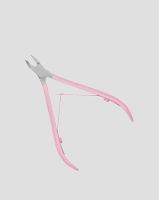 Professionelle 5mm Nagelhautschere mit Satin Pink You Beauty Griff - 3