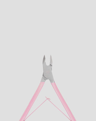 Professionelle 5mm Nagelhautschere mit Satin Pink You Beauty Griff - 2