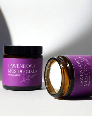 Lavendel-Körpermousse für gereizte und trockene Haut mit Mglife Lavendelöl