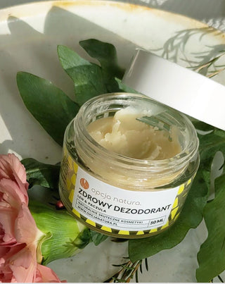 Natürlicher Deo-Creme - gesunder Deo mit Leinen & Patchouli Opcja Natura_2 - 3