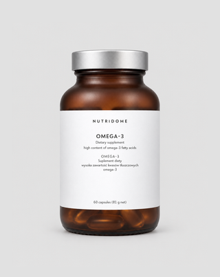 Omega-3 für Immunität und das korrekte Funktionieren von Gehirn, Herz und Sehkraft 1100 mg/Tag Nutridome 60 Stk. - 1