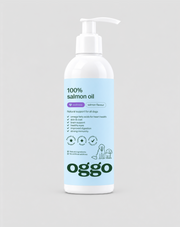 Lachsöl für Hunde Omega-3 EPA und DHA für Herz, Gehirn und Immunsystem Oggo 250 ml