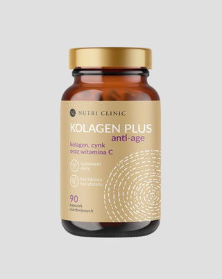 Kolagen plus Anti-Age Kapseln mit Kollagen, Zink und Vitamin C Nutri Clinic 90 Kapseln - 1
