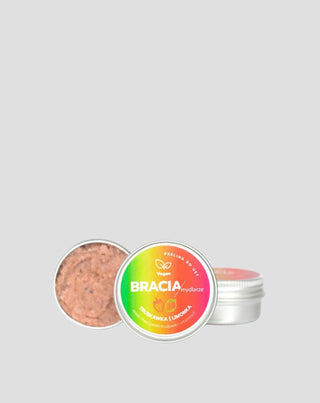Lippenpeeling Erdbeere mit Limette und Vitamin E feuchtigkeitsspendend-glättend Bracia Mydlarze_2 - 2