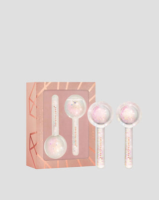 Glaskugeln für die Gesichtsmassage Kryotherapie Cryolift ice globes Crystallove - 1