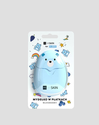 Blaue Seifenflocken für Kinder Blueberry HiSkin for Kids 50 Stück - 1