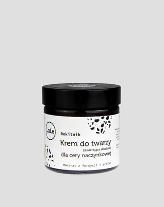 Gesichtcreme für empfindliche Haut mit Sanddornöl zur Stärkung der Blutgefäßwände La-Le - 1