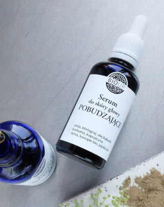 Serum für die Kopfhaut zur Förderung des Haarwuchses mit einer Mischung aus indischen Kräutern BIOUP_2 - 2