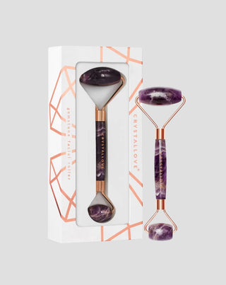 Gesichtsmassagegerät aus Amethyst, Stein der Harmonie, Beruhigung und Entspannung, Roller Crystallove - 1