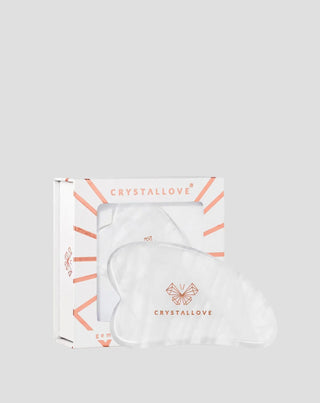 Gesichts-Massageplatte Gua Sha aus Bergkristall mit reinigenden Eigenschaften Crystallove - 1