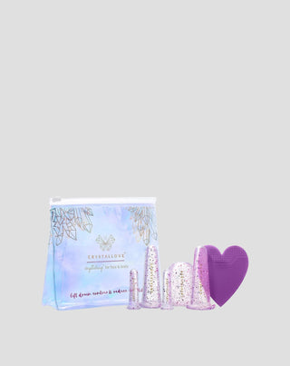 Silikonische Schröpfgläser für Gesicht und Körpermassage zur Unterstützung der Entgiftung Crystallove - 1