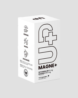 Ergänzen Sie Up Magne + Magnesium mit der aktiven Form von Vitamin B6 UP Health Pharma 120 Kapseln - 1