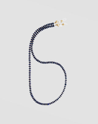 Naturstein Lapislazuli Brillenkette Mys - 1
