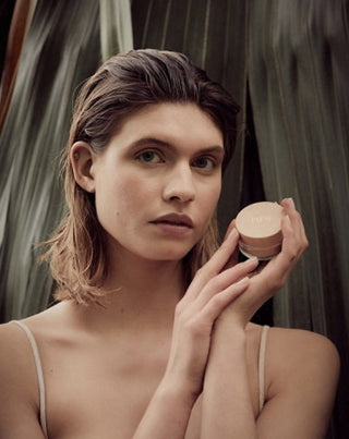 Natürliches Gersten-Gesichtspuder, das Paese-Make-up fixiert und mattiert - 2