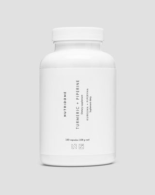 Kurkuma und Piperin zur Unterstützung der Verdauung und Leberfunktion Nahrungsergänzungsmittel Nutridome 180 Kapseln