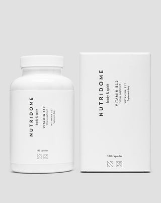 Nutridome Vitamin B12 für Immunität, Müdigkeit und Funktion des Nervensystems 180 Kapseln - 3