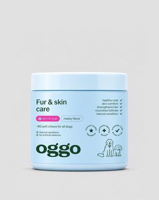 Nahrungsergänzung für Fell und Haut beim Hund Fur &amp; Skin Oggo 180 g