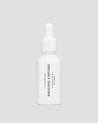 Serum mit Bakuchiol und Peptiden gegen Falten und für straffere Haut, pflanzliche Retinol-Alternative von Nutridome - 1