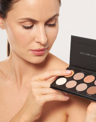 Palette aus 10 leuchtenden und matten Lidschatten Delicious Eyeshadow Palette Nutridome - 2