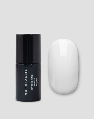 Hybrid-Nagellack UV/LED White Classic 001 Nutridome - 1
