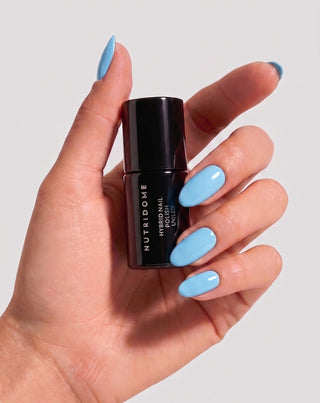 Hybrid-Nagellack UV/LED Ocean Blue 003 Nutridome - 5