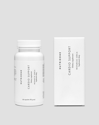 Nahrungsergänzungsmittel zur Unterstützung von Herz und Kreislauf mit Coenzym Q10, Weissdorn, Thiamin und Vitamin C Nutridome 60 Kapseln