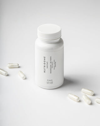 magnesium + b6 forte tabletten gegen bein- und wadenkrämpfe, müdigkeit und stress nutridome 60 kapseln_1 - 2