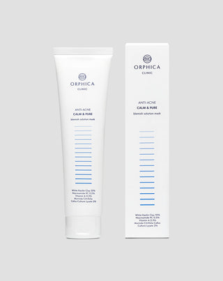 Reinigende und regenerierende Maske für zu Akne neigende Haut mit weißer Tonerde Anti-Acne Orphica Clinic 100 ml - 4